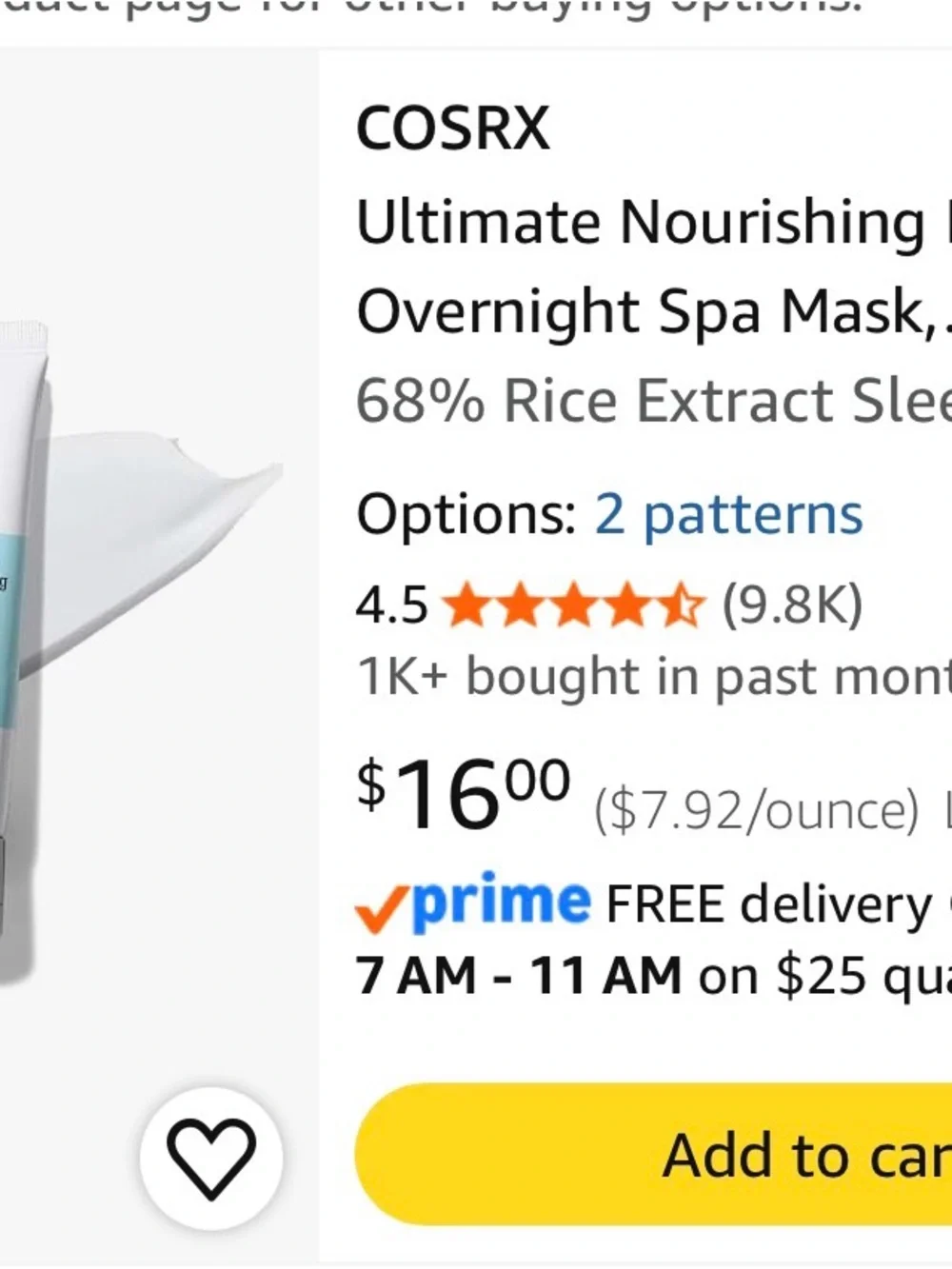 Brand new Cosrx set - AM/PM & Rice Spa Mask. All sealed & new.